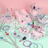 imagePrincess Pretend Jewelry Toy 48 Pcs Jewelry Dress Up Play Set for Girls Included Tiaras Necklaces Wands Rings Earrings and Bracelets Kids Play Jewelry Set for Girls