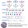 imagePrincess Pretend Jewelry Toy 48 Pcs Jewelry Dress Up Play Set for Girls Included Tiaras Necklaces Wands Rings Earrings and Bracelets Kids Play Jewelry Set for Girls