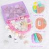 imageTagitary Beach Toy Mesh Beach Bag Kids Shell Collecting Bag Beach Sand Toy Seashell Bags Swimming Accessories for Boys and GirlsOnly BagsA Set of 3Mintpeachlavender