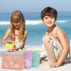 imageTagitary Beach Toy Mesh Beach Bag Kids Shell Collecting Bag Beach Sand Toy Totes for Holding Shells Beach Toys Sand Toys Swimming Accessories for Boys and GirlsOnly BagsA Set of 3Mintpeachlavender