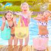 imageTagitary Beach Toy Mesh Beach Shell Bags for Kids Sand Toys Kids Beach Essential Treasure Bag Swimming Pool Bag Beach Gift for Boys and GirlsOnly BagsA Set of 3