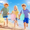 imageTagitary Beach Toy Mesh Beach Shell Bags for Kids Sand Toys Kids Beach Essential Treasure Bag Swimming Pool Bag Beach Gift for Boys and GirlsOnly BagsA Set of 3
