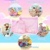 imageTagitary Beach Toys Mesh Bag Beach Shell Bags Sand Toys for Picking Shells Swimming Pool Bag with Zipper Beach Vacation Essentials Including 2PCS of Different Size for Kids and ParentsOnly Bags