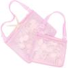 imageTagitary Beach Toys Mesh Bag Beach Shell Bags Sand Toys for Picking Shells Swimming Pool Bag with Zipper Beach Vacation Essentials Including 2PCS of Different Size for Kids and ParentsOnly Bags
