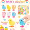 imageTagitary Bunny and Jumping Chick Wind Up Toys Easter Plush Rabbit and Chicken Toy for Kids Toddlers Easter Egg Hunt Basket Party Favor Stocking Stuffers Classroom Prizes Christmas Birthday Gift