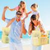 imageTagitary Mesh Beach Bag with Zipper Large Beach Tote Waterproof Sandproof with 8 Pockets for Toys Pool Bag Beach AccessoriesYellow
