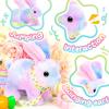 imageTagitary Plush Bunny Toy for KidsInteractive Realistic Bunny with SoundsWalkingEars WigglingTwitch Mouth and NoseHopping Rabbit Toys Easter Christmas Birthday Gift for ToddlersC