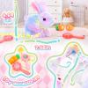 imageTagitary Plush Bunny Toy for KidsInteractive Realistic Bunny with SoundsWalkingEars WigglingTwitch Mouth and NoseHopping Rabbit Toys Easter Christmas Birthday Gift for ToddlersC