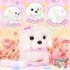 imageTagitary Plush Toy Electronic Dog Toys for KidsInteractive Pet Puppy WalkingBarking and Tail WaggingFake Dog Toy with LeashEaster Christmas Birthday Gift for Toddlers KidsB