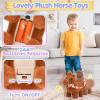 imageTagitary Plush Horse Toys for KidsElectronic Interactive Plush Toys with Leash That Making SoundsWalkingand Wagging TailStuffed Horse Realistic Pet for Boys GirlsBrown