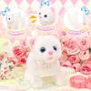 imageTagitary Plush Toys Electronic Toy Cat That Walking and MeowingTail Wagging Interactive Toy Cat for Kids with LeashEaster Christmas Birthday Gift for Toddlers KidsA