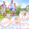 imageTagitary Plush Toys Electronic Toy Cat That Walking and MeowingTail Wagging Interactive Toy Cat for Kids with LeashEaster Christmas Birthday Gift for Toddlers KidsB
