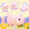imageTagitary Plush Toys Pig for Kids with SoundsInteractive Electronic Pig Toys That Can WalkTwitch NoseWag TailStuffed Toys for Kids with LeashEaster Christmas Birthday Gift for Toddlers Kids