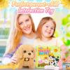imageTagitary Plush Toys Walking Dog Toys That Can Walk Bark and Wag TailInteractive Electronic Pet Toys Puppy with LeashEaster Christmas Birthday Gift for Toddlers Kids