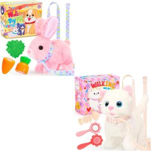 image:imageTagitary Plush Toys Bunny and Cat Toys for Kids with Sounds