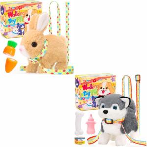 image:imageTagitary Plush Toys Bunny and Puppy Electronic Toy for Kids and Toddlers
