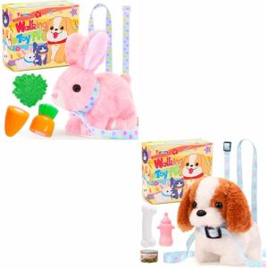 image:imageTagitary Plush Toys Bunny and Puppy Toys for Kids with Sounds