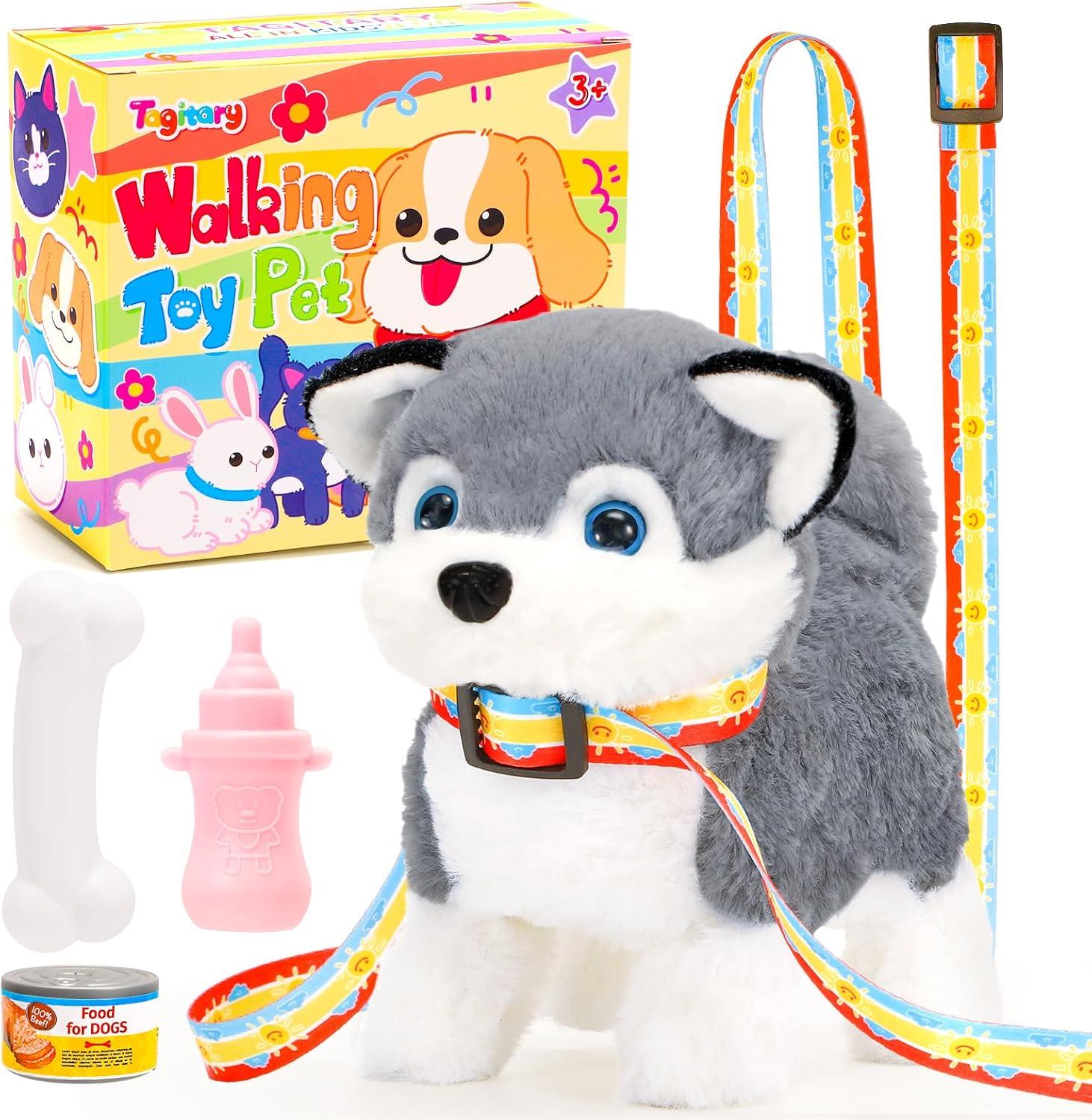 image:imageTagitary Plush Bunny Toy for KidsInteractive Realistic Bunny and Puppy