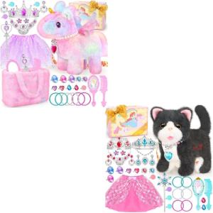 image:imageTagitary Plush Pet Toys with Jewelry Princess Toys Set