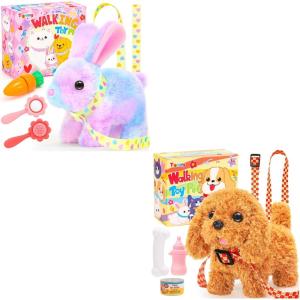 image:imageTagitary Plush Toys Hopping Easter Bunny and Puppy